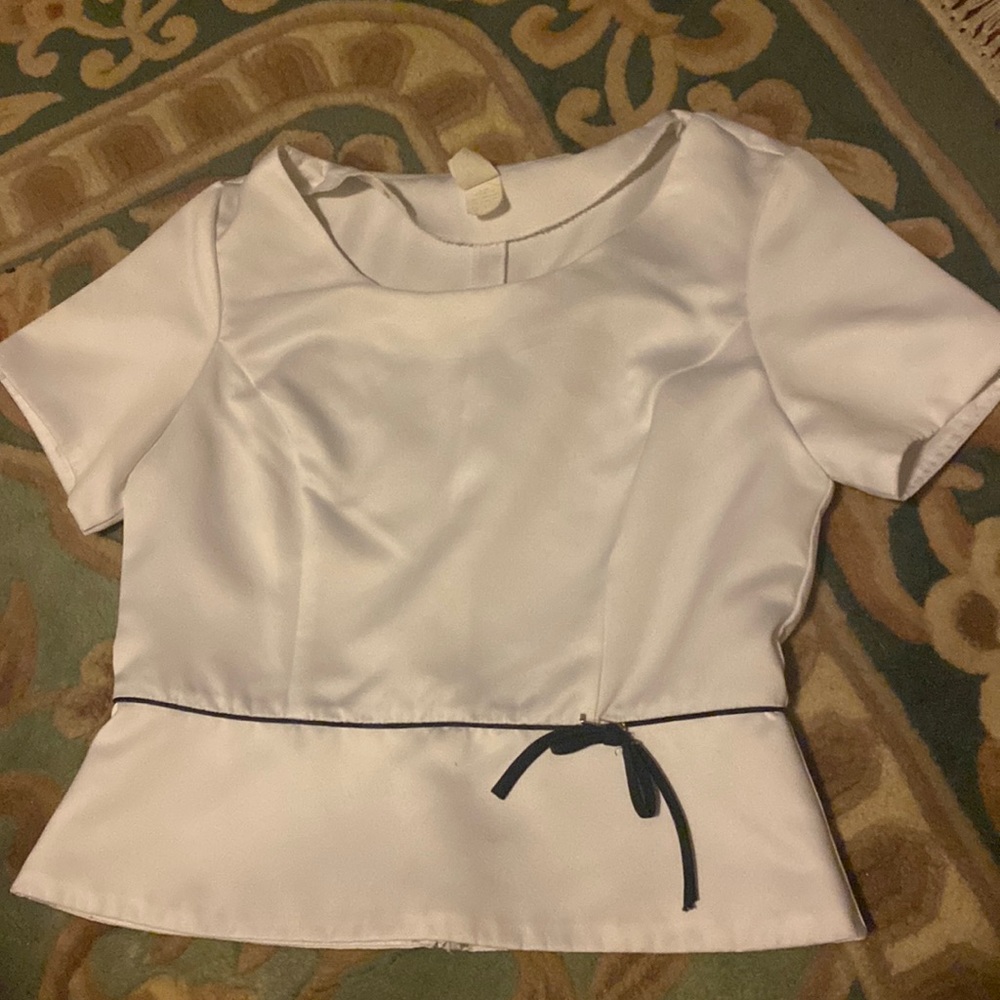Adult Brahms Top
Short Sleeve Satin Blouse